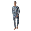 Shell Sea Turtle Print Pattern Men's Pajamas-grizzshop