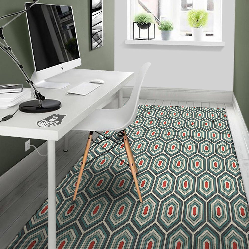 Shell Turtle Print Pattern Floor Mat-grizzshop