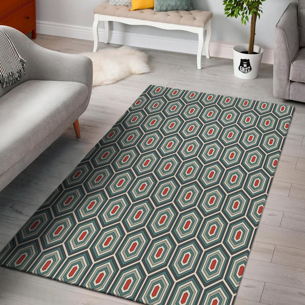 Shell Turtle Print Pattern Floor Mat-grizzshop