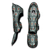 Shell Turtle Print Pattern Muay Thai Shin Guards-grizzshop