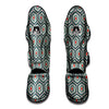 Shell Turtle Print Pattern Muay Thai Shin Guards-grizzshop