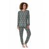 Shell Turtle Print Pattern Women's Pajamas-grizzshop