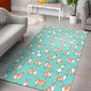 Shiba Inu Dog Pattern Print Floor Mat-grizzshop