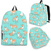 Shiba Inu Dog Pattern Print Premium Backpack-grizzshop