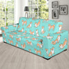 Shiba Inu Dog Pattern Print Sofa Covers-grizzshop