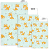 Shiba Inu Dog Pupppy Pattern Print Floor Mat-grizzshop