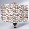 Shiba Inu Dog Pupppy Print Pattern Hooded Blanket-grizzshop