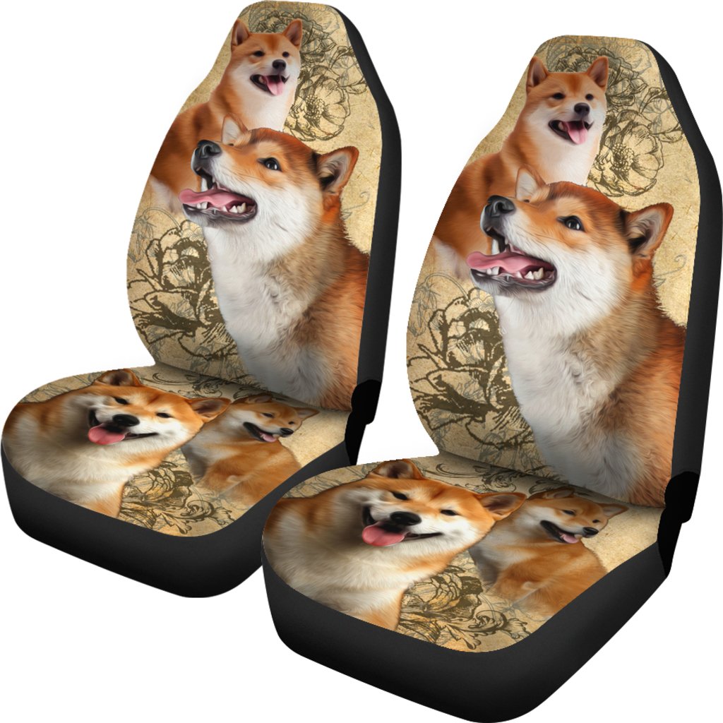 Shiba Inu Universal Fit Car Seat Covers-grizzshop
