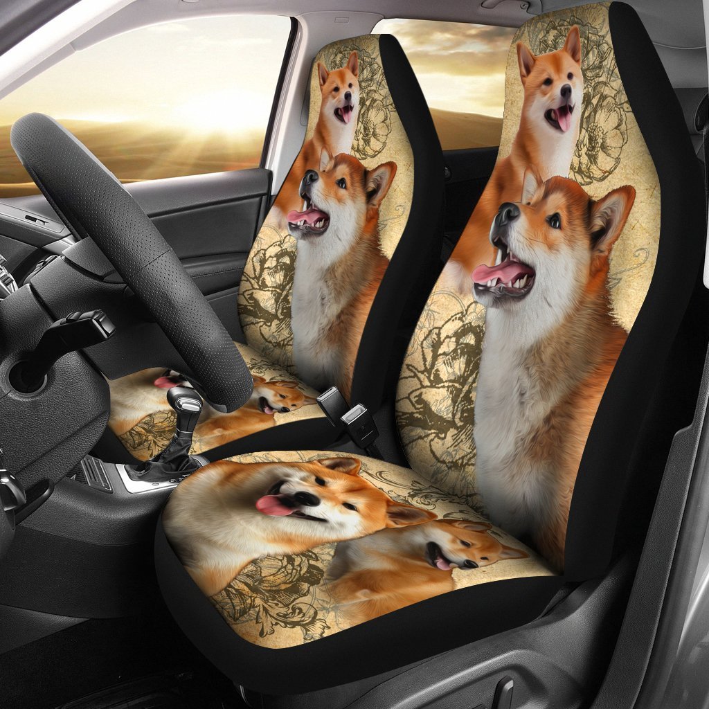 Shiba Inu Universal Fit Car Seat Covers-grizzshop