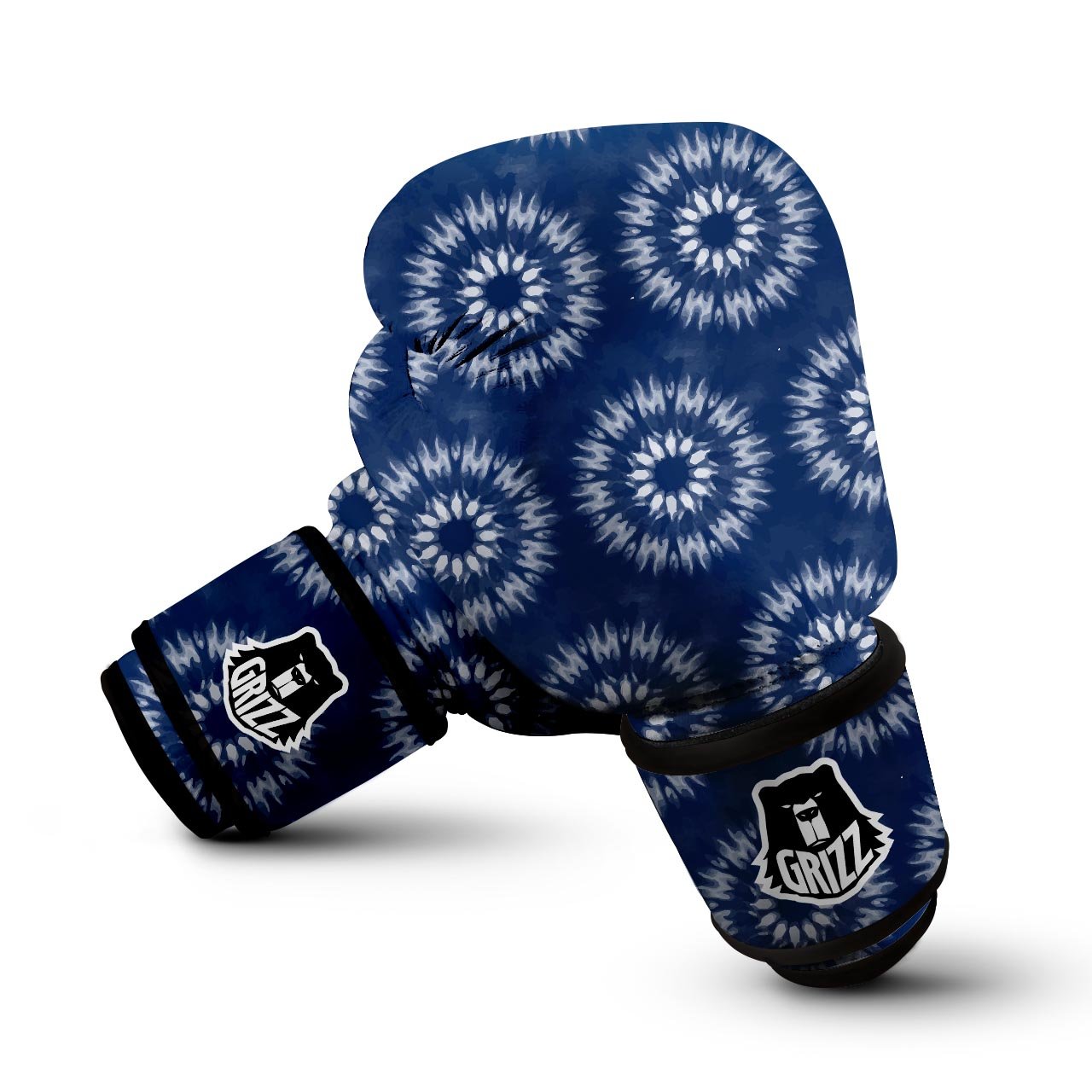 Shibori Print Pattern Boxing Gloves-grizzshop