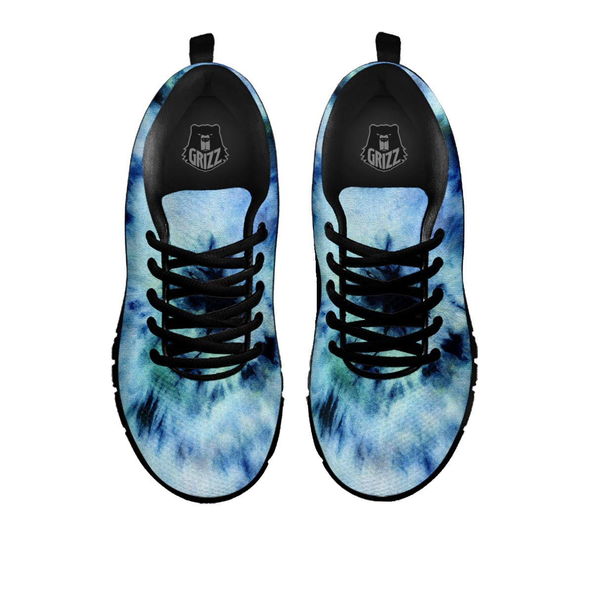 Shibori Tie Dye Print Black Sneaker-grizzshop