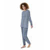 Shibori Wave Print Pattern Women's Pajamas-grizzshop