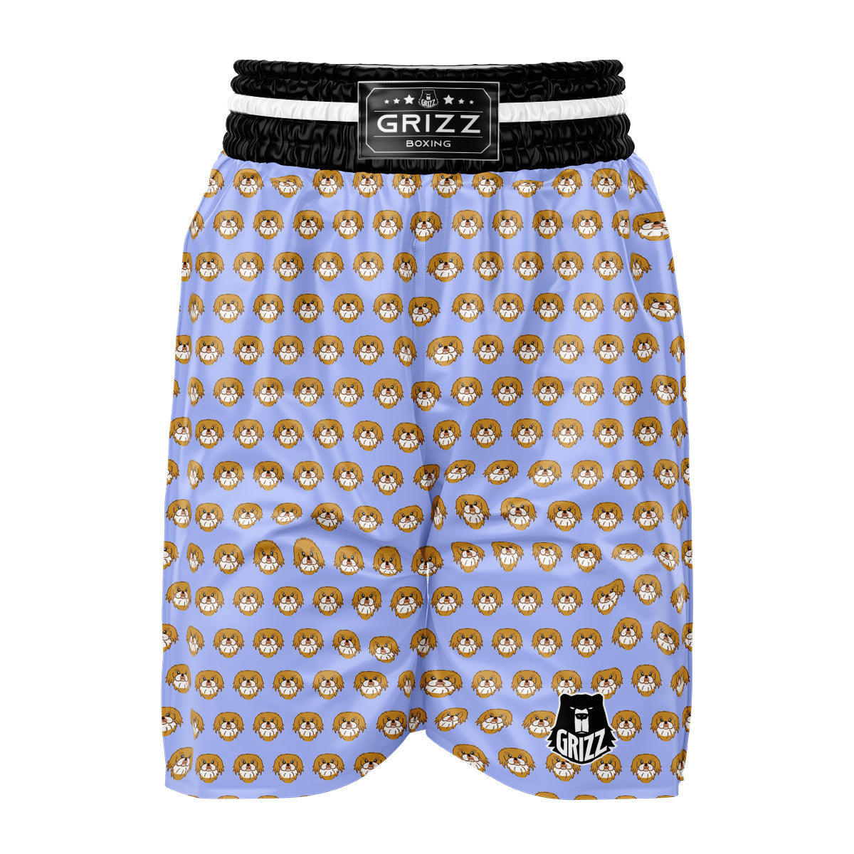 Shih Tzu Cute Print Pattern Boxing Shorts-grizzshop