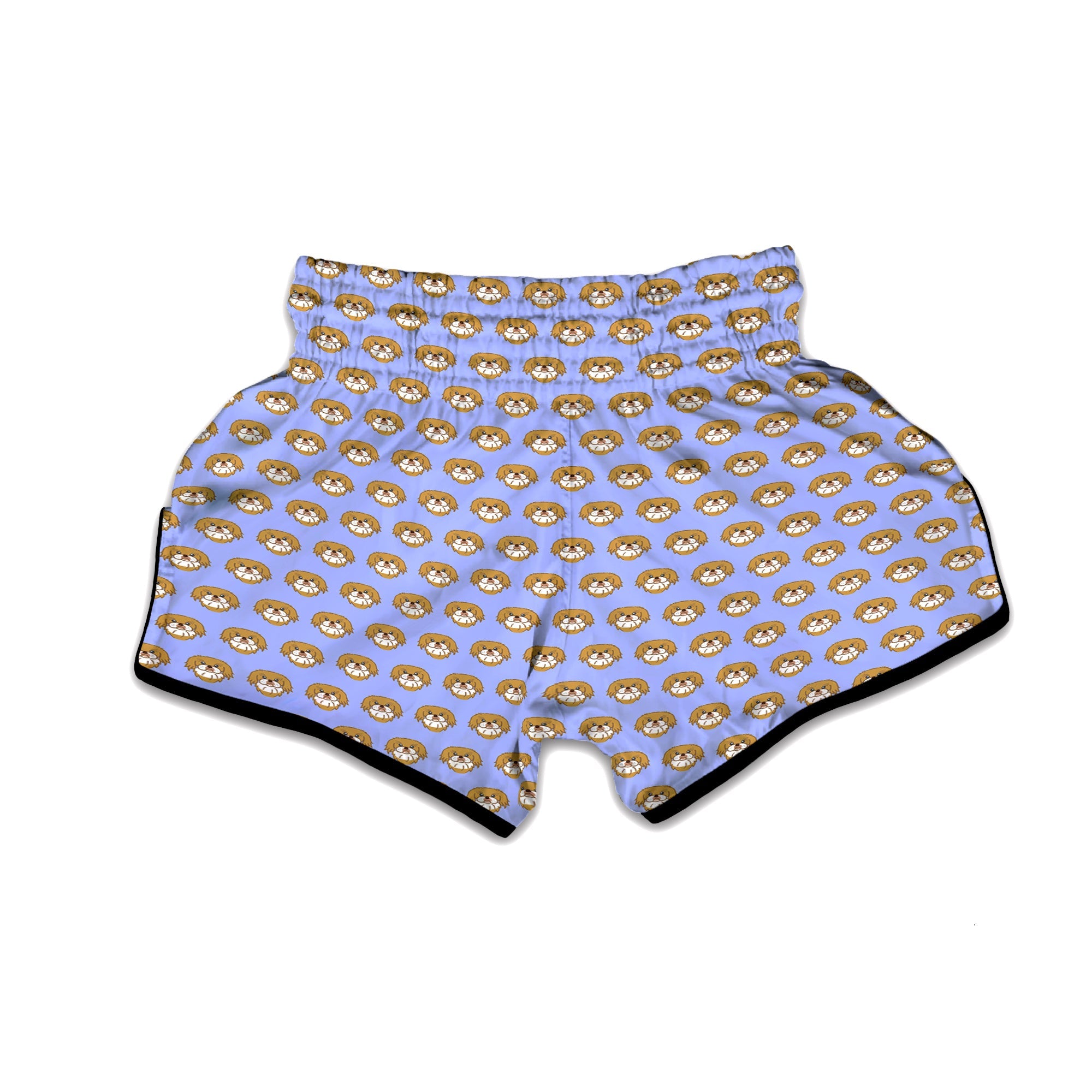 Shih Tzu Cute Print Pattern Muay Thai Boxing Shorts-grizzshop