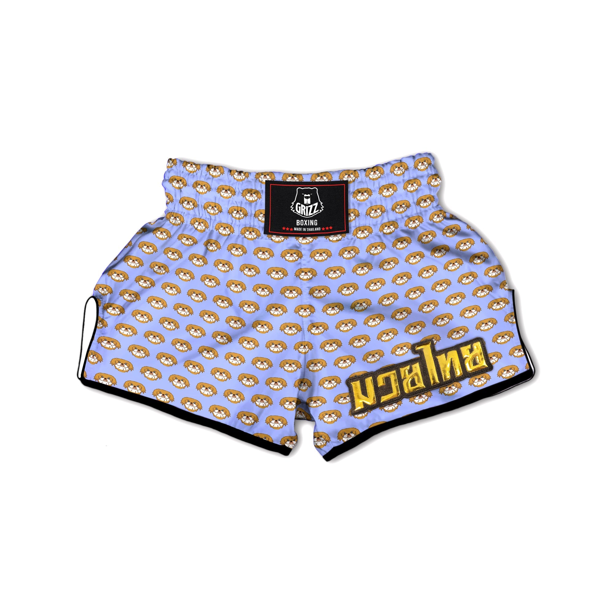 Shih Tzu Cute Print Pattern Muay Thai Boxing Shorts-grizzshop