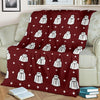 Shih Tzu Dog Pattern Print Blanket-grizzshop