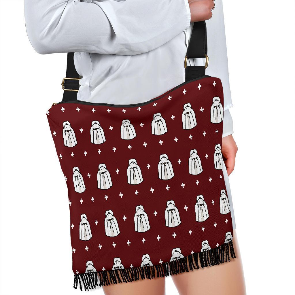 Shih Tzu Dog Pattern Print Crossbody Bags-grizzshop