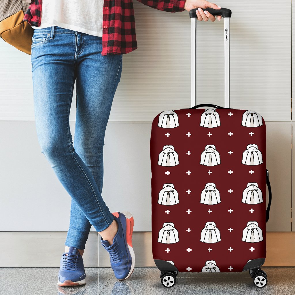 Shih Tzu Dog Pattern Print Luggage Cover Protector-grizzshop