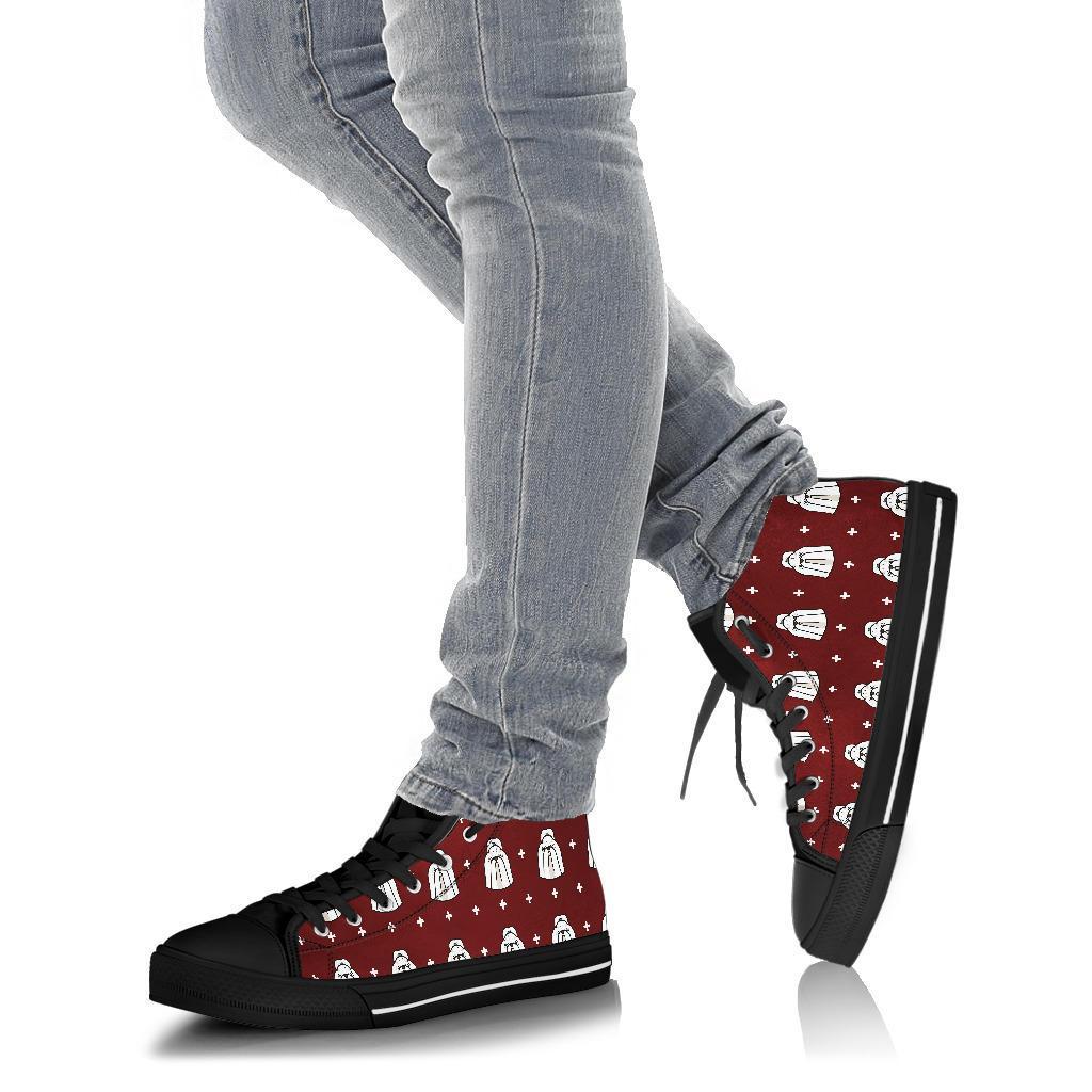 Shih Tzu Dog Pattern Print Men Women's High Top Shoes-grizzshop