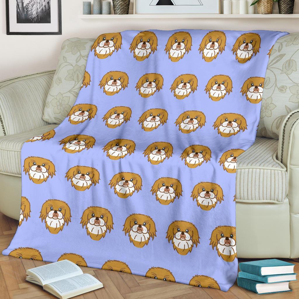 Shih Tzu Dog Print Pattern Blanket-grizzshop