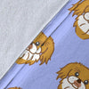 Shih Tzu Dog Print Pattern Blanket-grizzshop
