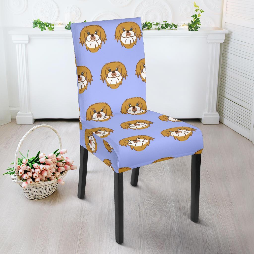 Shih Tzu Dog Print Pattern Chair Cover-grizzshop