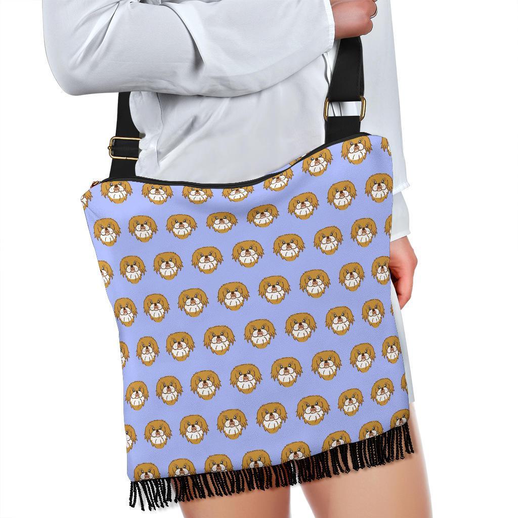 Shih Tzu Dog Print Pattern Crossbody Bags-grizzshop