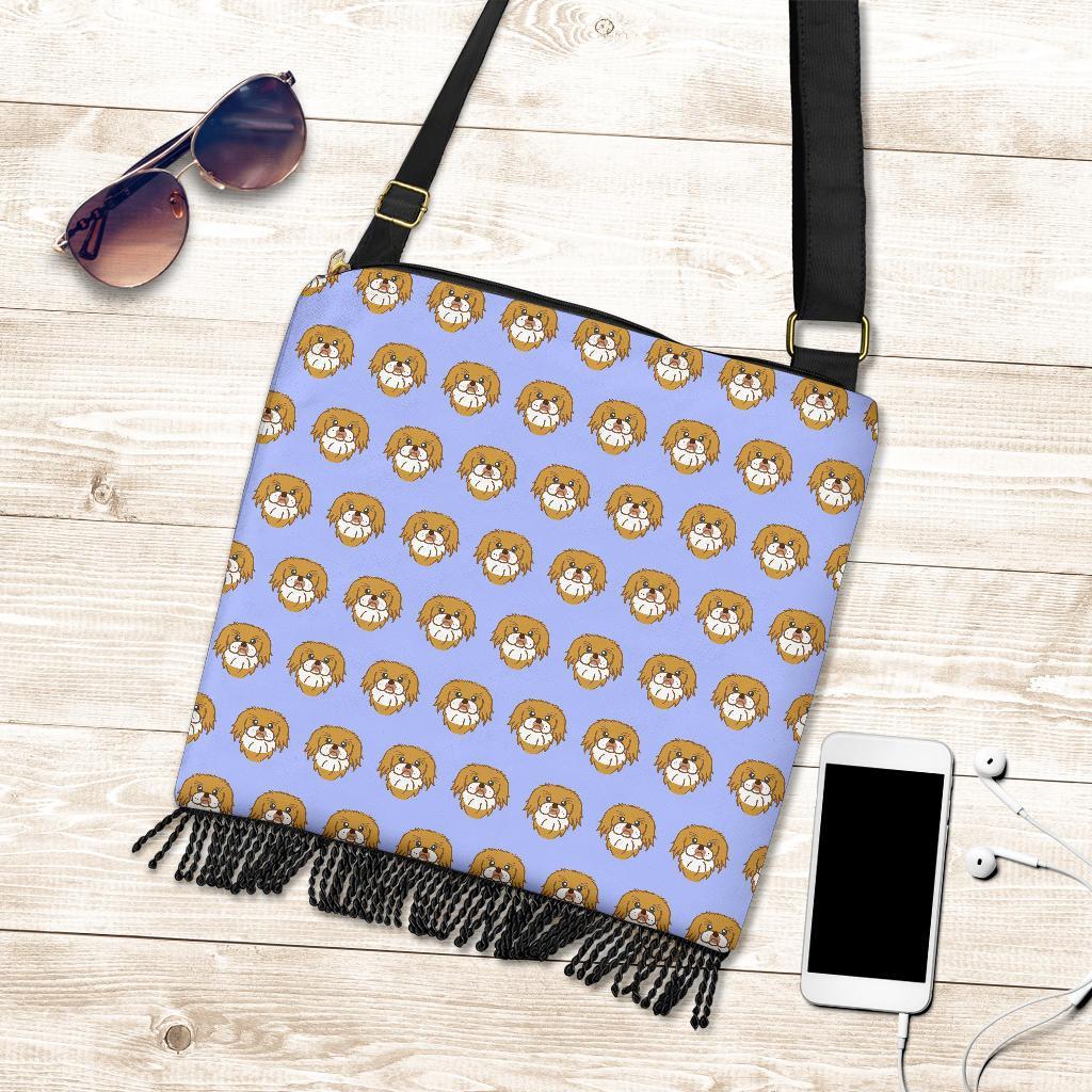 Shih Tzu Dog Print Pattern Crossbody Bags-grizzshop