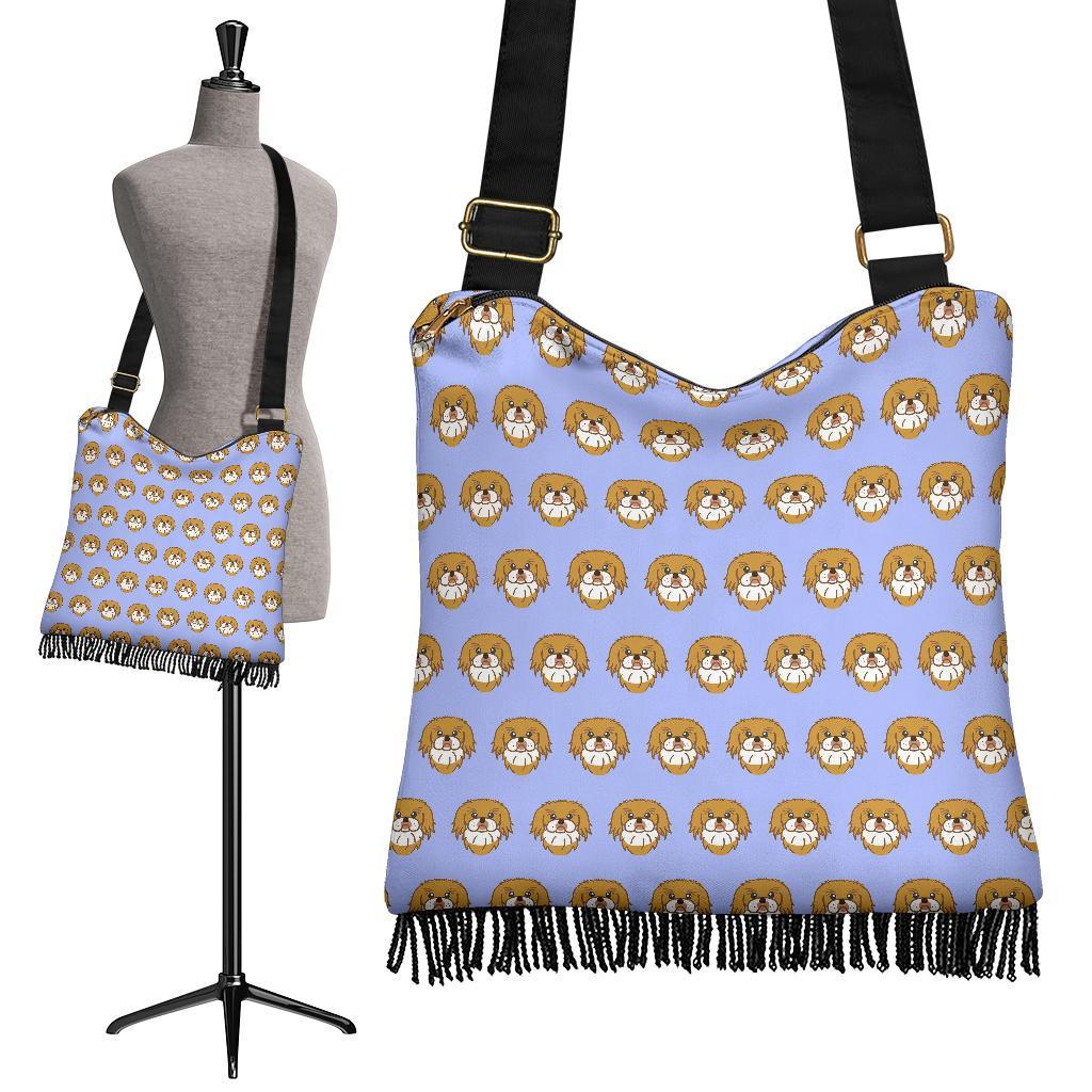 Shih Tzu Dog Print Pattern Crossbody Bags-grizzshop