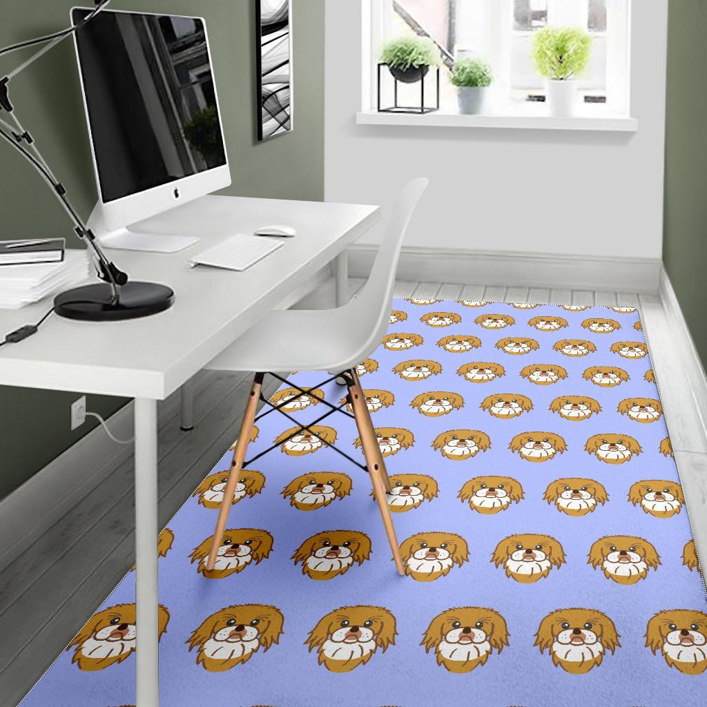 Shih Tzu Dog Print Pattern Floor Mat-grizzshop