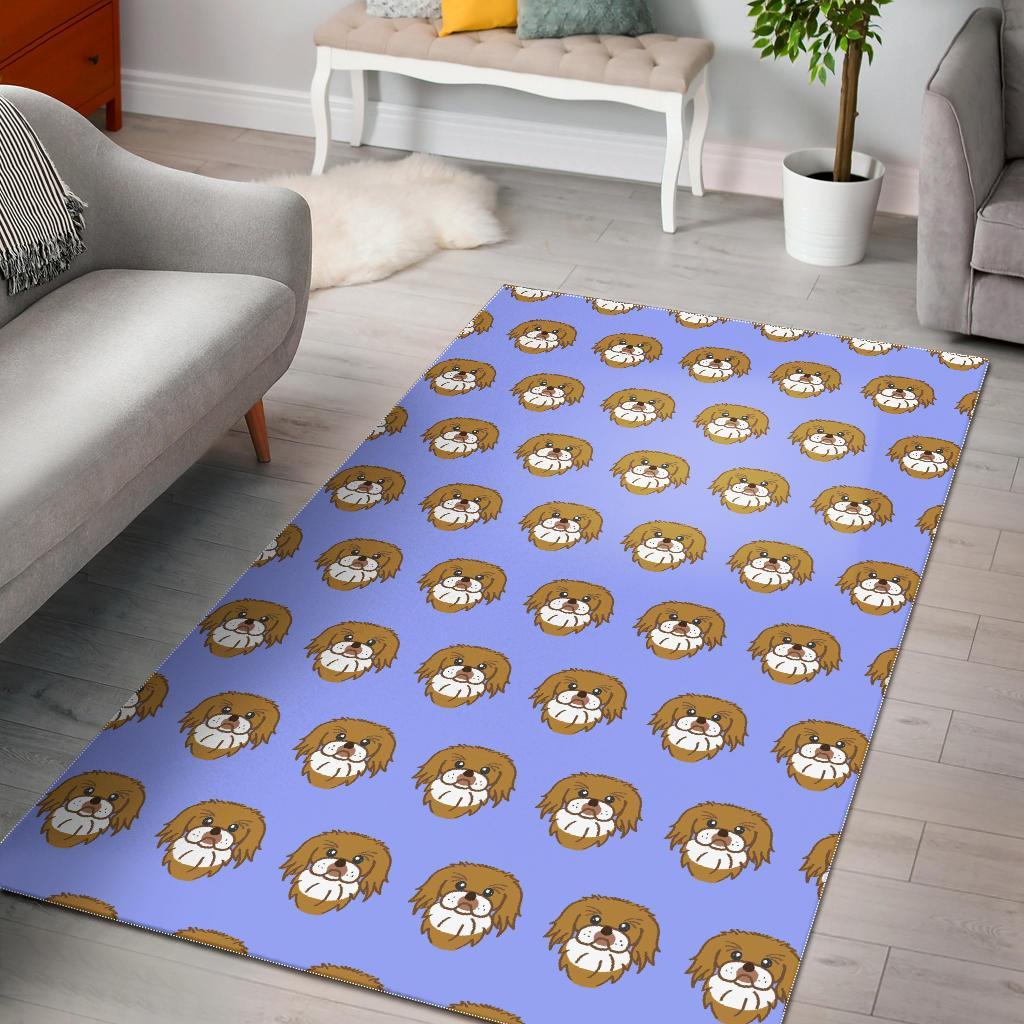 Shih Tzu Dog Print Pattern Floor Mat-grizzshop