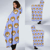 Shih Tzu Dog Print Pattern Hooded Blanket-grizzshop