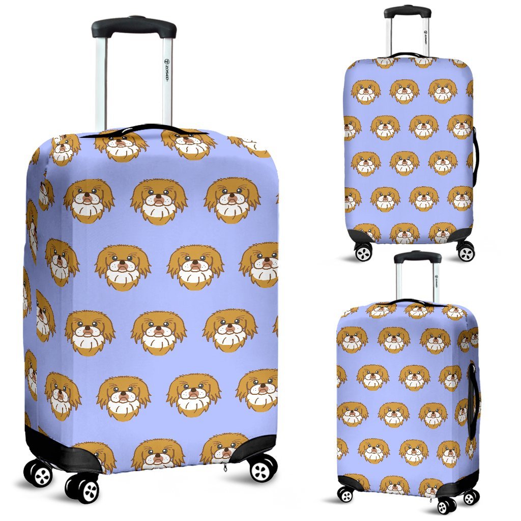 Shih Tzu Dog Print Pattern Luggage Cover Protector-grizzshop