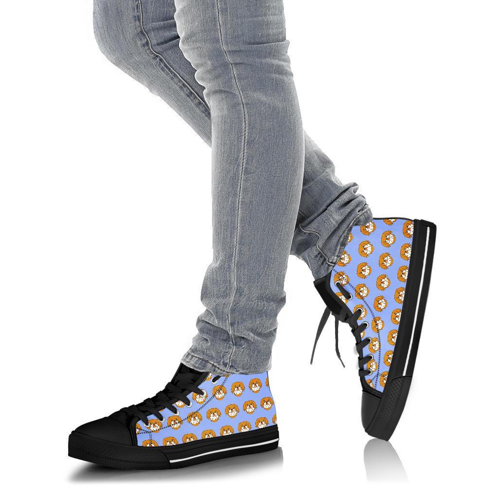 Shih Tzu Dog Print Pattern Men Women's High Top Shoes-grizzshop