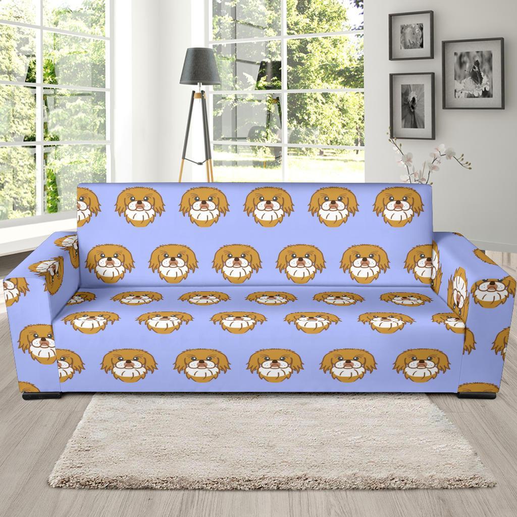 Shih Tzu Dog Print Pattern Sofa Covers-grizzshop