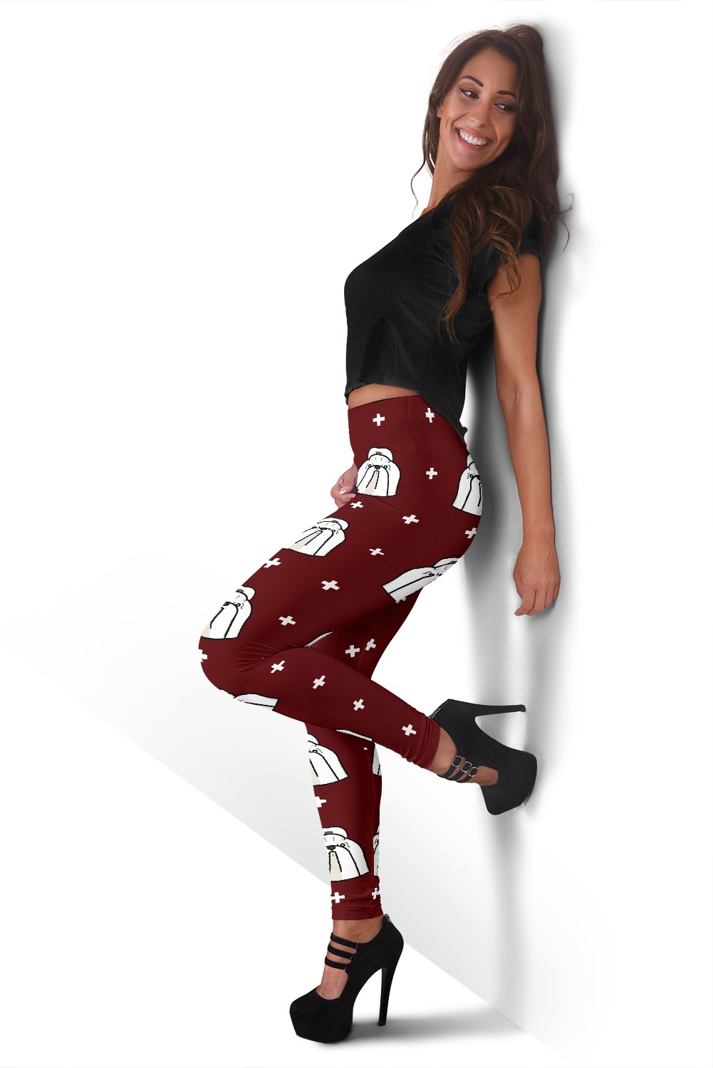 Shih Tzu Dog Print Pattern Women Leggings-grizzshop