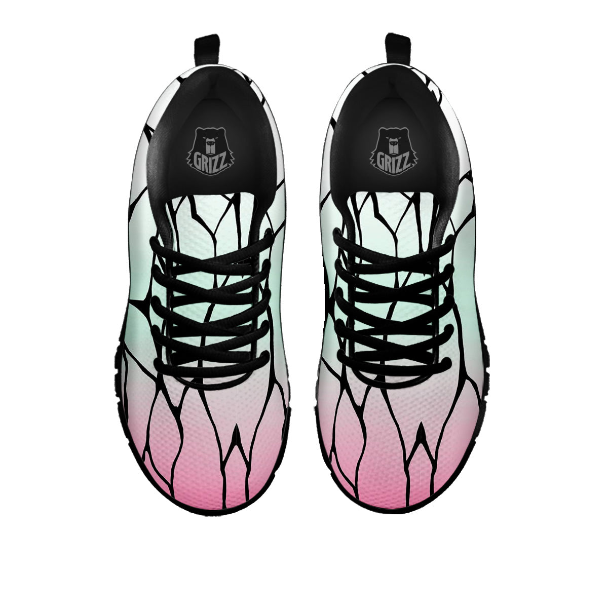 Shinobu Print Pattern Black Sneaker-grizzshop