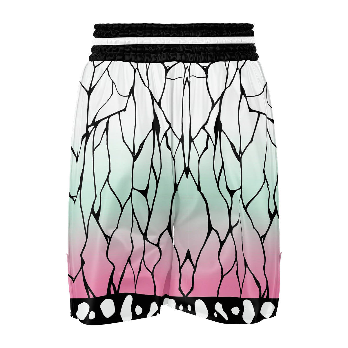 Shinobu Print Pattern Boxing Shorts-grizzshop