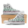 Shinobu Print Pattern White High Top Shoes-grizzshop