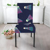 Shuttlecock Badminton Pattern Print Chair Cover-grizzshop