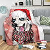 Siberian Husky Christmas Print Blanket-grizzshop