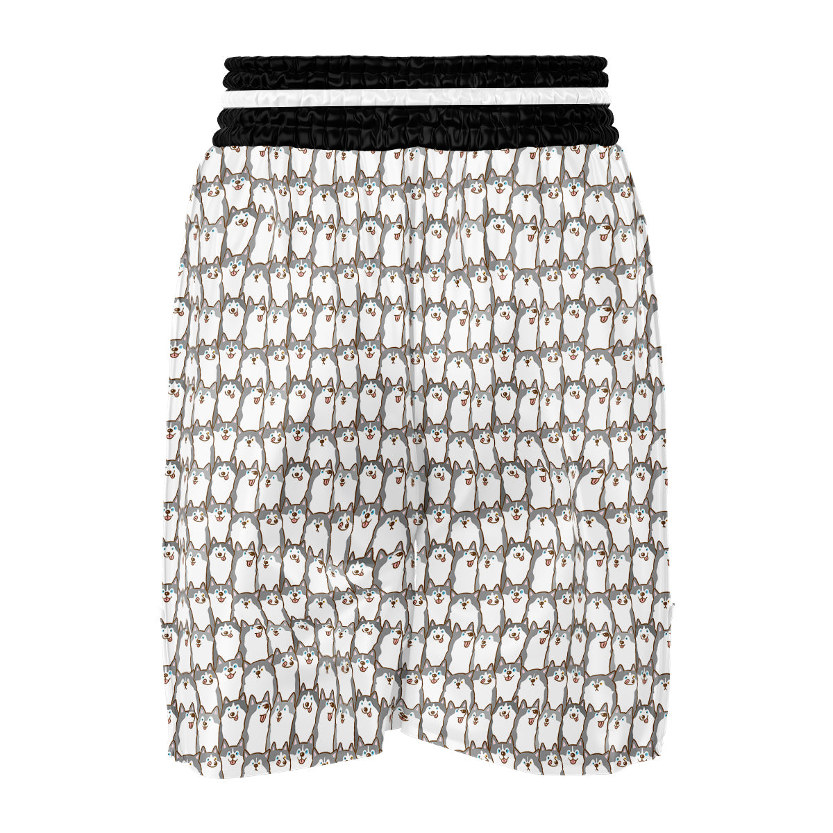 Siberian Husky Cute Print Pattern Boxing Shorts-grizzshop