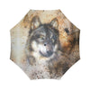 Siberian Husky Drawing Print Foldable Umbrella-grizzshop