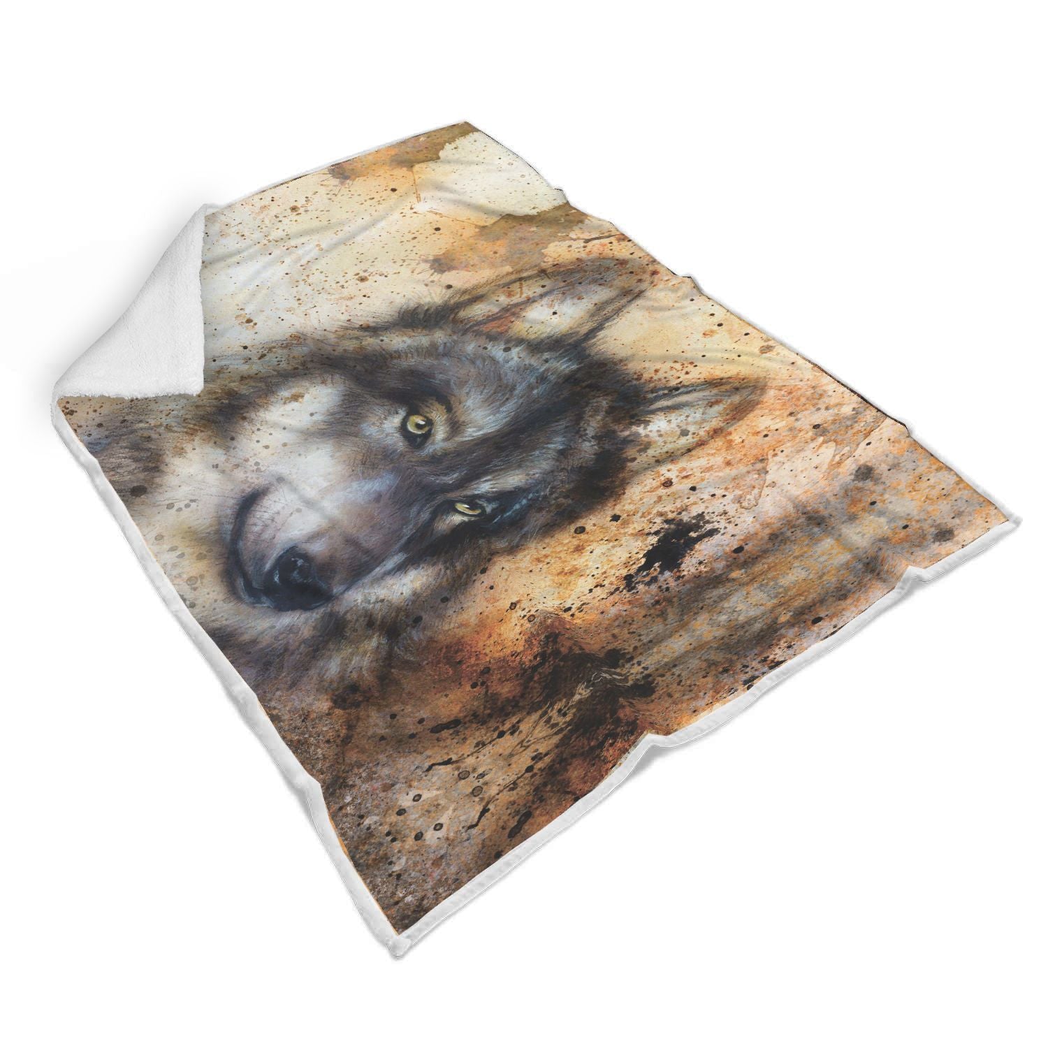 Siberian Husky Drawing Print Throw Blanket-grizzshop