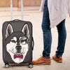 Siberian Husky Funny Glass Print Luggage Cover Protector-grizzshop