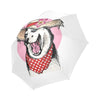 Siberian Husky Hat Print Foldable Umbrella-grizzshop