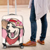 Siberian Husky Hat Print Luggage Cover Protector-grizzshop