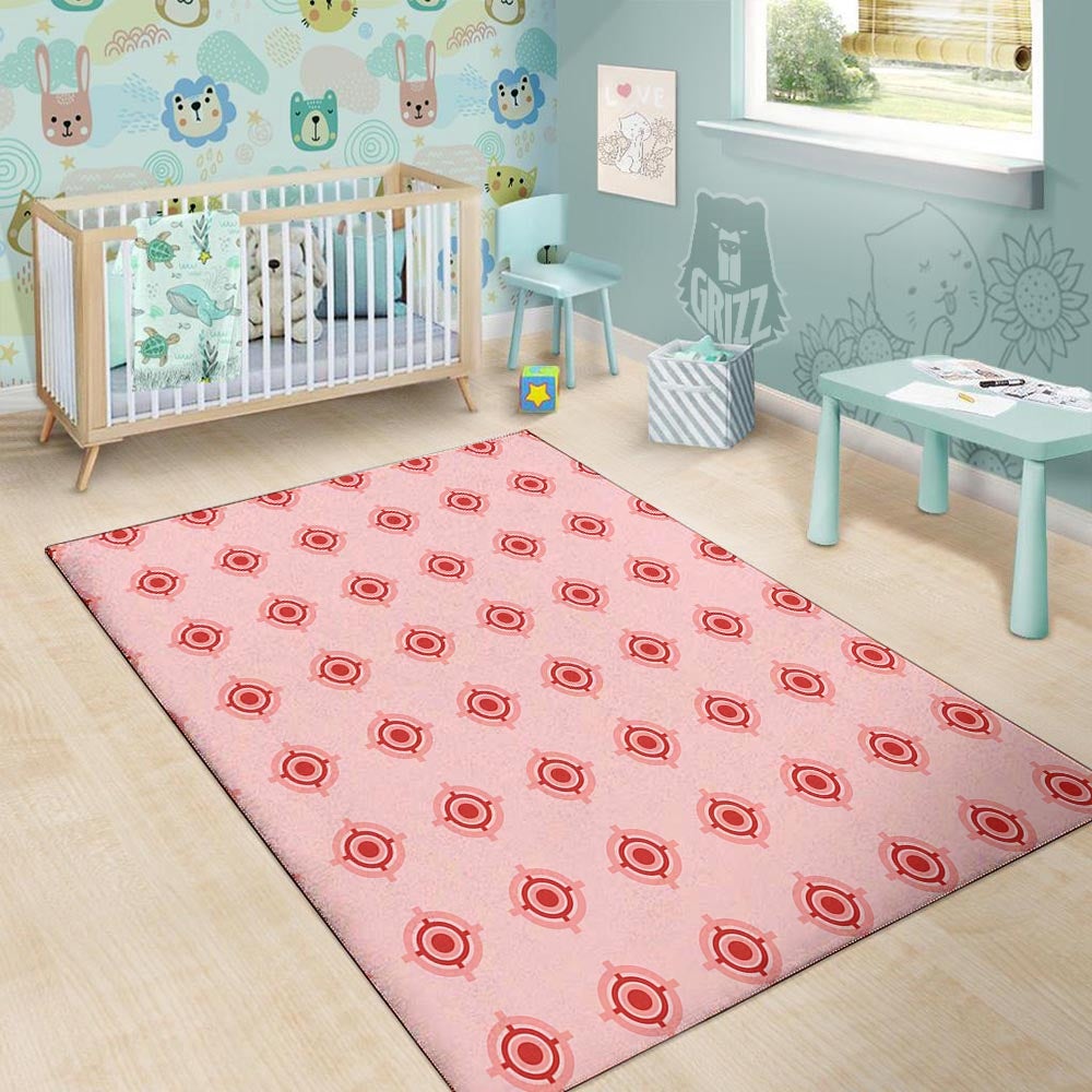 Sight Red Gun Print Pattern Floor Mat-grizzshop