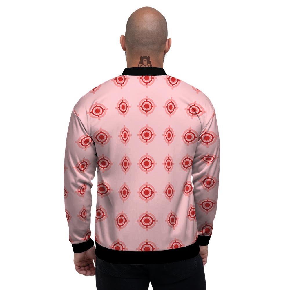 Sight Red Gun Print Pattern Men's Bomber Jacket-grizzshop