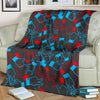 Sign Language Pattern Print Blanket-grizzshop